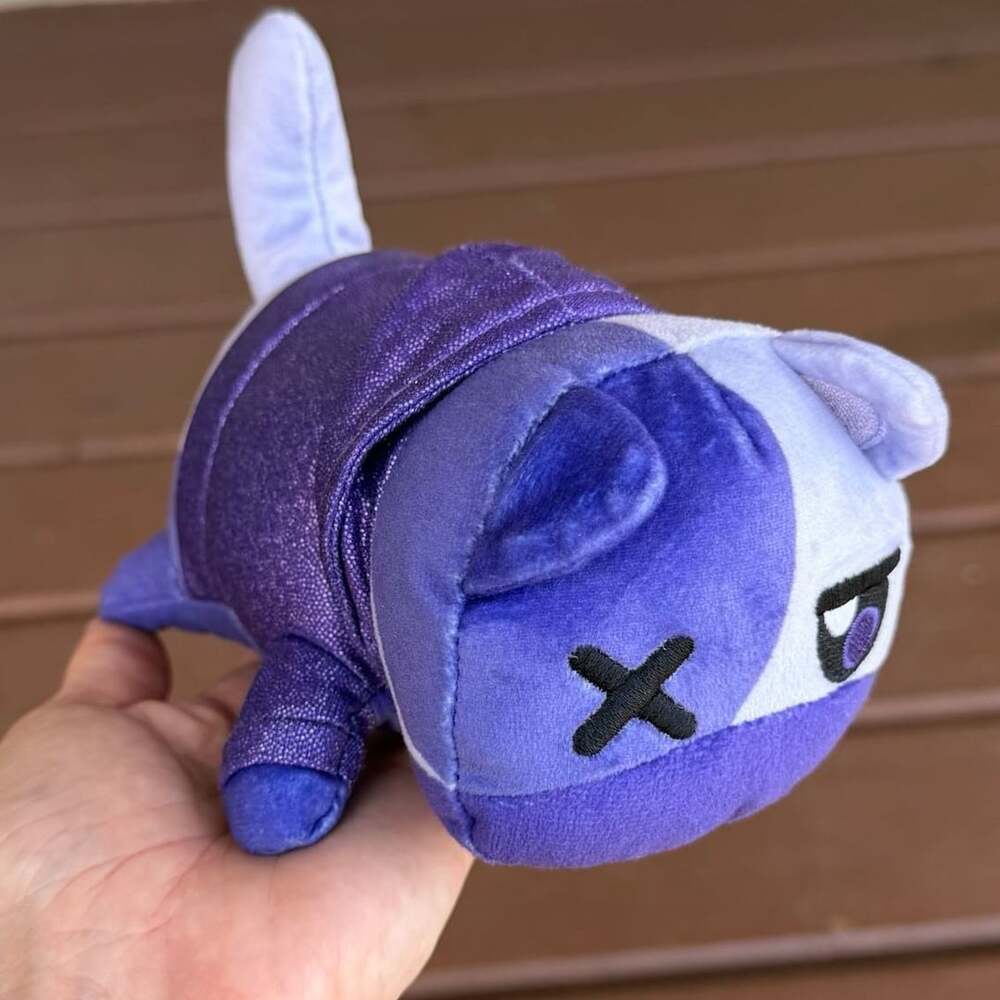 Aphmau MeeMeows Zane Cat Glitter Edition Mystery Plush Litter 6 Purple X Eye